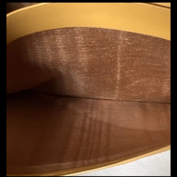 Vintage Celine Macadam Long Wallet PVC Purse Authentic Brown n Gold Leather - Picture 10 of 11